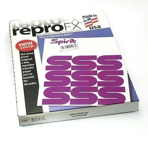 Spirit A4 Thermal Paper – Purple (8½ x 11”) - 100 Pack