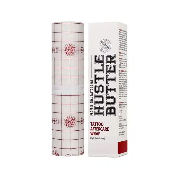 Hustle Butter Tattoo Aftercare Wrap Small – 15cm x 2m Roll